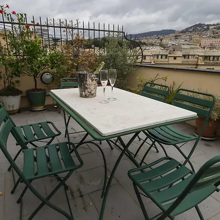 Altido For 3 With Rooftop Balcony And Lovely Cityview Apartment Genoa